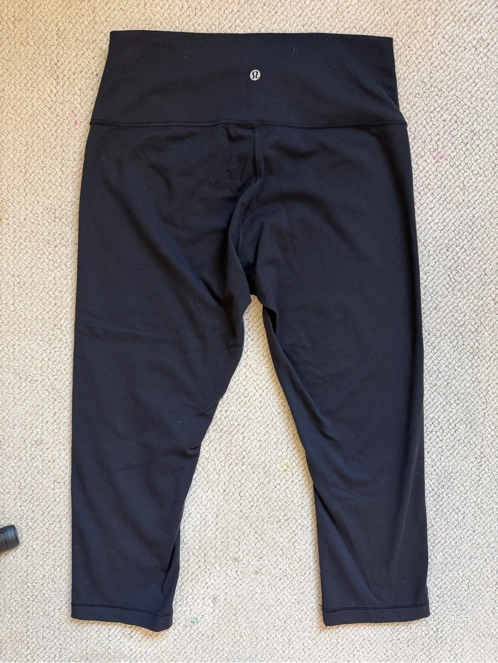 lululemon athletica Black Capri High-Rise Leggings